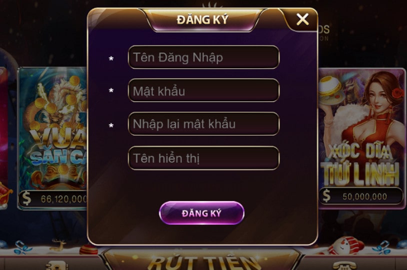 Đăng ký tài khoản tại 123b Nổ Hũ Thần Tài