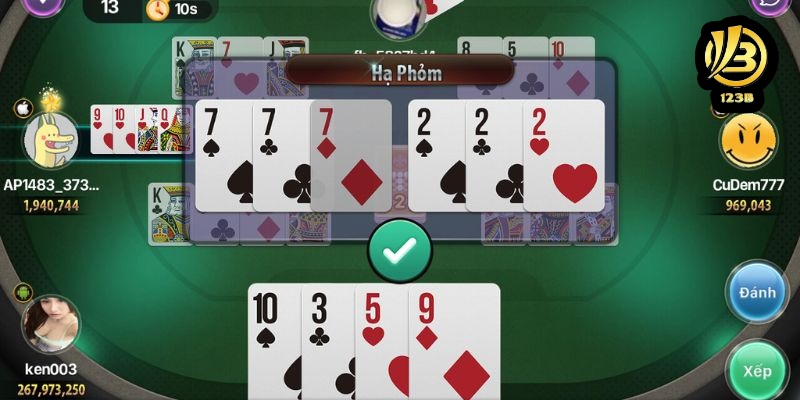Phỏm là game bài truyền thống nổi bật