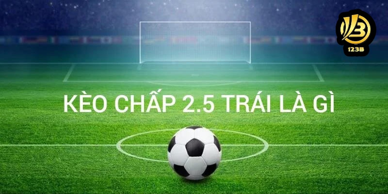 Ví dụ cơ bản cho mức kèo chấp 2.5 trái tại nhà cái